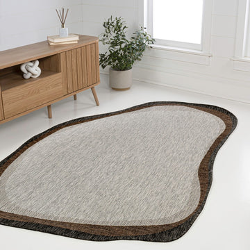 Wyatt Modern Rustic Abstract Indoor/Outdoor Area Rug